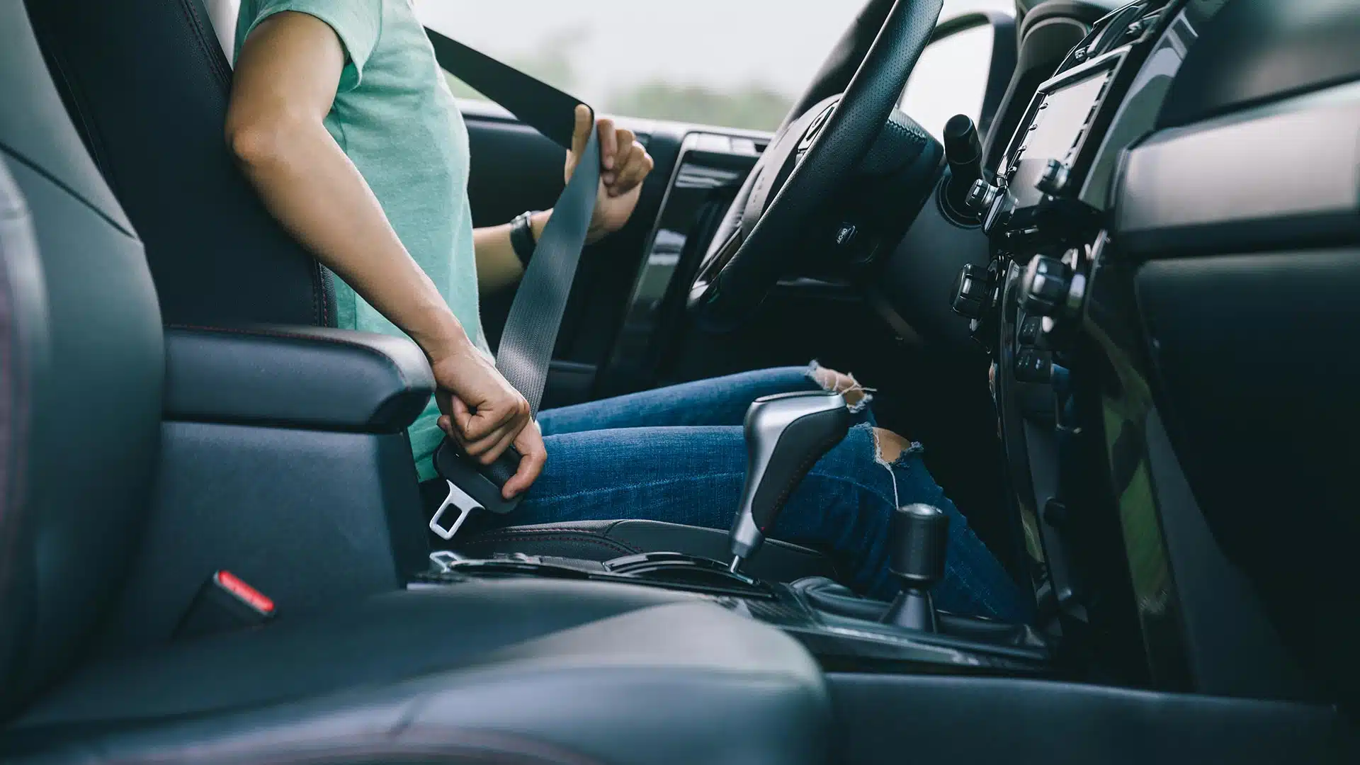 Sicherheitsgurt im Auto